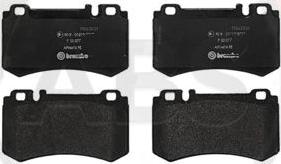 A.B.S. P50077 - Brake Pad Set, disc brake autospares.lv