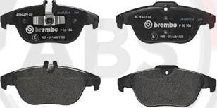 A.B.S. P50104 - Brake Pad Set, disc brake autospares.lv