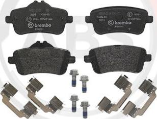 A.B.S. P50101 - Brake Pad Set, disc brake autospares.lv