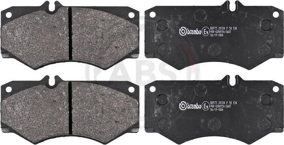 A.B.S. P50134 - Brake Pad Set, disc brake autospares.lv