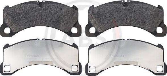 A.B.S. P65033 - Brake Pad Set, disc brake autospares.lv