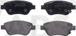 A.B.S. P66001 - Brake Pad Set, disc brake autospares.lv