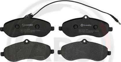 A.B.S. P61096 - Brake Pad Set, disc brake autospares.lv