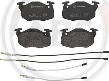 A.B.S. P61044 - Brake Pad Set, disc brake autospares.lv