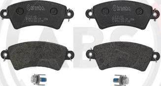 A.B.S. P61065 - Brake Pad Set, disc brake autospares.lv