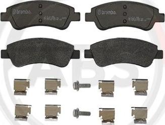 A.B.S. P61066 - Brake Pad Set, disc brake autospares.lv