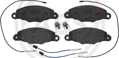 A.B.S. P61061 - Brake Pad Set, disc brake autospares.lv