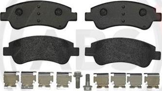 A.B.S. P61082 - Brake Pad Set, disc brake autospares.lv