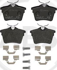 A.B.S. P61079 - Brake Pad Set, disc brake autospares.lv