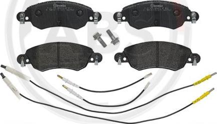 A.B.S. P61070 - Brake Pad Set, disc brake autospares.lv