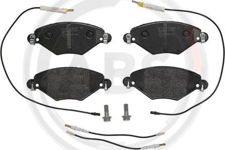 A.B.S. P61071 - Brake Pad Set, disc brake autospares.lv