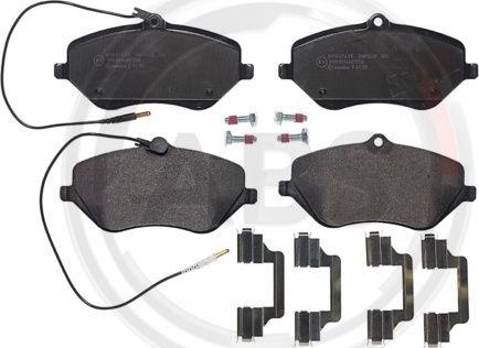 A.B.S. P61119 - Brake Pad Set, disc brake autospares.lv