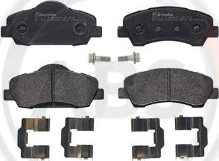 A.B.S. P61113 - Brake Pad Set, disc brake autospares.lv