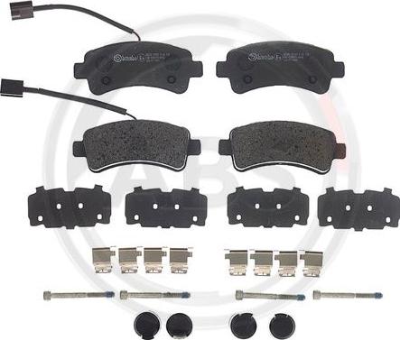 A.B.S. P61130 - Brake Pad Set, disc brake autospares.lv