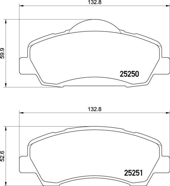 A.B.S. P 61 138 - Brake Pad Set, disc brake autospares.lv