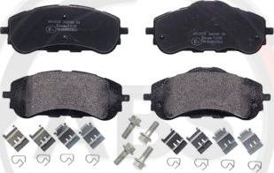 A.B.S. P61120 - Brake Pad Set, disc brake autospares.lv