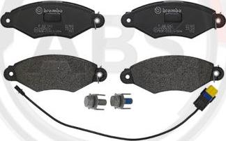 A.B.S. P68042 - Brake Pad Set, disc brake autospares.lv