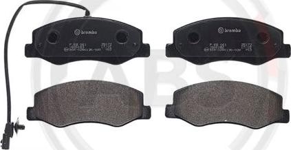 A.B.S. P68061 - Brake Pad Set, disc brake autospares.lv