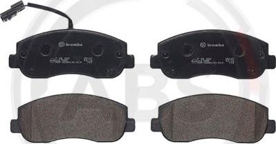 A.B.S. P68062 - Brake Pad Set, disc brake autospares.lv