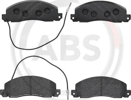 A.B.S. P68006 - Brake Pad Set, disc brake autospares.lv