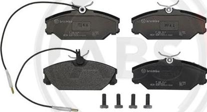 A.B.S. P68014 - Brake Pad Set, disc brake autospares.lv