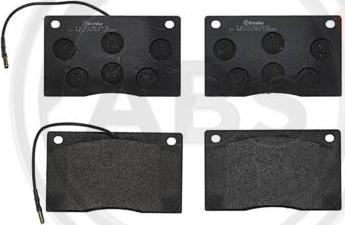 A.B.S. P68012 - Brake Pad Set, disc brake autospares.lv