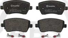 A.B.S. P68033 - Brake Pad Set, disc brake autospares.lv