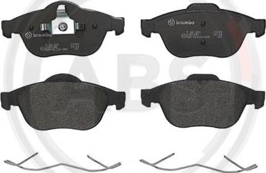 A.B.S. P68032 - Brake Pad Set, disc brake autospares.lv