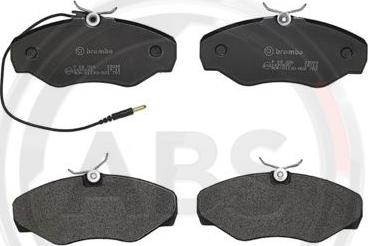 A.B.S. P68026 - Brake Pad Set, disc brake autospares.lv