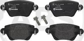 A.B.S. P68028 - Brake Pad Set, disc brake autospares.lv