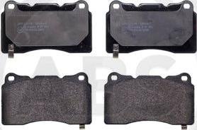 A.B.S. P09004 - Brake Pad Set, disc brake autospares.lv