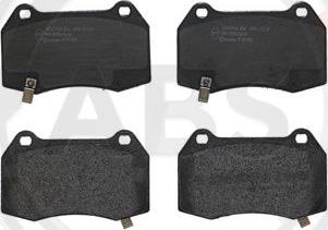 A.B.S. P09003 - Brake Pad Set, disc brake autospares.lv