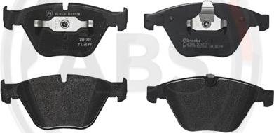 A.B.S. P06046 - Brake Pad Set, disc brake autospares.lv