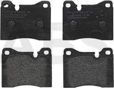 A.B.S. P06002 - Brake Pad Set, disc brake autospares.lv