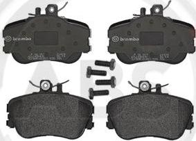 A.B.S. P06017 - Brake Pad Set, disc brake autospares.lv