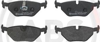 A.B.S. P06025 - Brake Pad Set, disc brake autospares.lv