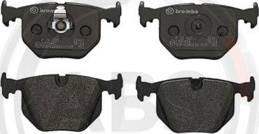 A.B.S. P06020 - Brake Pad Set, disc brake autospares.lv