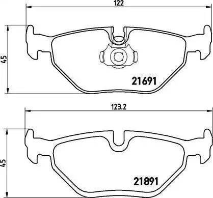 A.B.S. 36908 OE - Brake Pad Set, disc brake autospares.lv