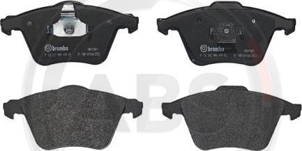 A.B.S. P10012 - Brake Pad Set, disc brake autospares.lv