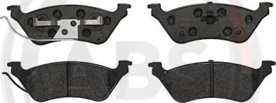 A.B.S. P11014 - Brake Pad Set, disc brake autospares.lv