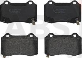 A.B.S. P11024 - Brake Pad Set, disc brake autospares.lv