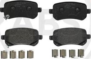 A.B.S. P11021 - Brake Pad Set, disc brake autospares.lv