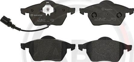 A.B.S. P85045 - Brake Pad Set, disc brake autospares.lv