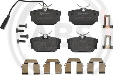 A.B.S. P85046 - Brake Pad Set, disc brake autospares.lv