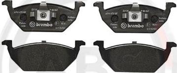 A.B.S. P85041 - Brake Pad Set, disc brake autospares.lv