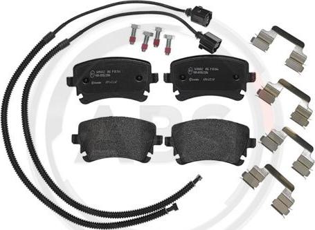 A.B.S. P85064 - Brake Pad Set, disc brake autospares.lv