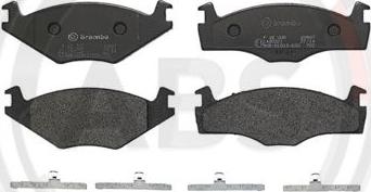 A.B.S. P85005 - Brake Pad Set, disc brake autospares.lv