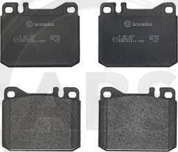 A.B.S. P85007 - Brake Pad Set, disc brake autospares.lv