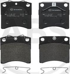 A.B.S. P85027 - Brake Pad Set, disc brake autospares.lv