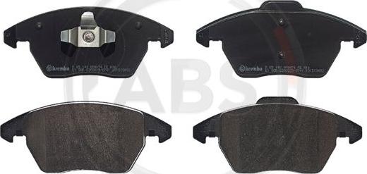 A.B.S. P85148 - Brake Pad Set, disc brake autospares.lv